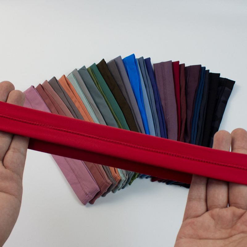 Yogadragt, høj elasticitet, dobbeltsidet mat, nud, sports pandebånd, svedabsorberende kvindeløb_voghion.com