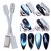 Double-Head Thickened Nail Magnet For Cat Eye Gel - Flower Design | Crystal Cat Eye & Lightning Multi-Functional Magnet_voghion.com