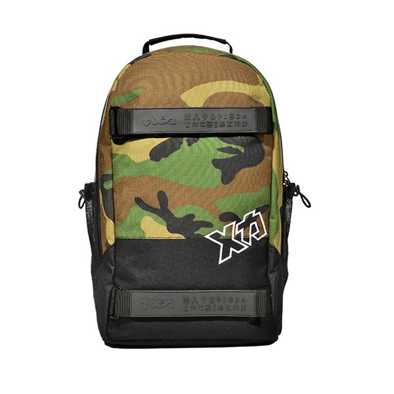 Lihao Skateboard Verstelbare schouderriem Ritssluiting Polyester Reislaptoptas met grote capaciteit voor buiten, zwart_voghion.com