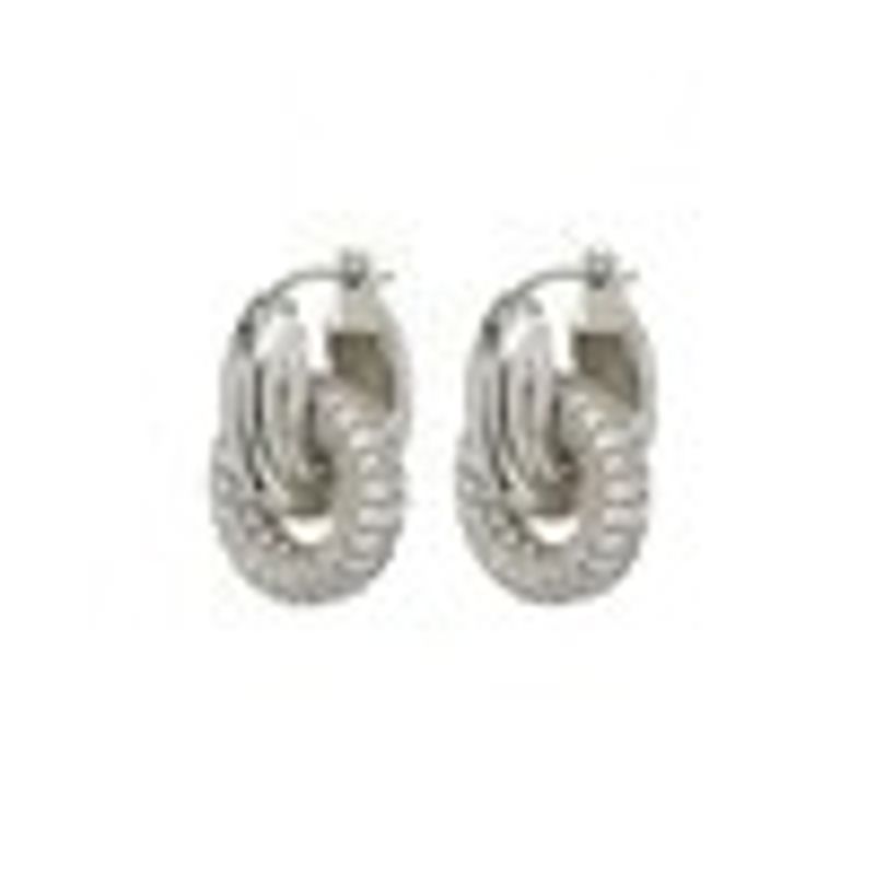 Women's Jewelry Metal Lock Copper Micro Inlaid Earrings Niche Cold Style Light Luxury High End Zircon Ear Jewelry_voghion.com