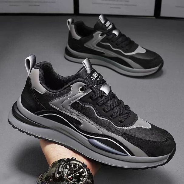 Dad's For Men 2024 Spring And Autumn New Versatile Fashion Sports Running Casual Thick Sole Men's Internet Red Shoes_voghion.com