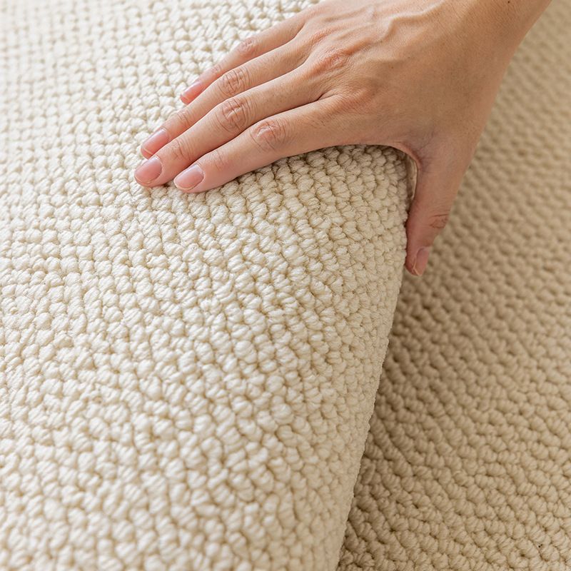 Tapete de cor sólida para sala de estar, estilo creme, luz de luxo de alta qualidade, cor pura, círculo de abacaxi, quarto, sofá, mesa de centro, tapete de cabeceira_voghion.com