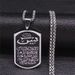 Ayatul Kursi Islam Religious Muslim Allah Loran Brand Stainless Steel Necklace Men Silver Color Necklaces Pendants Jewelry_voghion.com