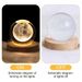 Lampe boule de cristal 3D unique avec projections galactiques et planétaires, veilleuse USB pour une atmosphère chaleureuse. Boule plasma_voghion.com