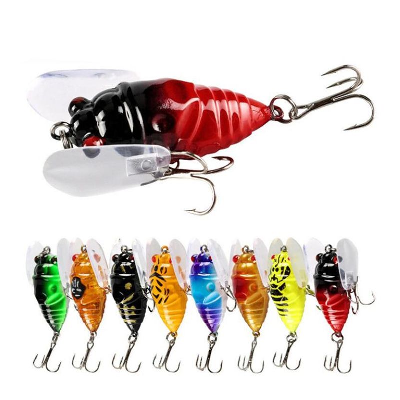 8 pezzi/confezione esche bioniche in plastica 15g 20g 30g esca subacquea stradale esca cicala esche bioniche legate in superficie_voghion.com