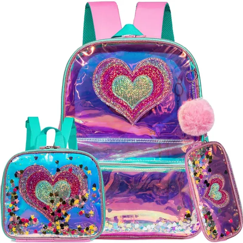 Backpacks Bikab School Bags 3 In 1 Kids Children for Girl 16" Girls Set Bag Water Proof 230803_voghion.com
