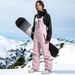 Women's Snowboarding Loose New Style Bib Pants Men's Professional Waterproof Warm Ski Suit Customization_voghion.com