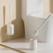 Scandinavian Design Punch-Free Wall-Mounted Toilet Brush - 360° No Dead Angle Cleaning & Long Handle
_voghion.com
