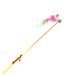 Hachi Toy Bell Colorful Mouse Feather Teaser Wand Walking Cat Fishing Rod Training_voghion.com