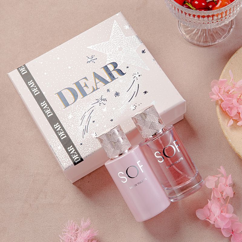 Tales Stars Lady Geschenkbox Zweiteiliges Parfümset Blume Zitrone Jasmin Rose_voghion.com