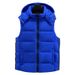Men's Reflective Puffer Vest Winter Warm Sleeveless Jacket Plus Size Quilted Vest For Outdoor Sports (Black, Grey, Blue, Red)_voghion.com