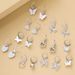 Simple Compact European And American Style For Women, Gold Fashion Trendy Earrings, Bone Studs, Ear Drops, Butterfly_voghion.com