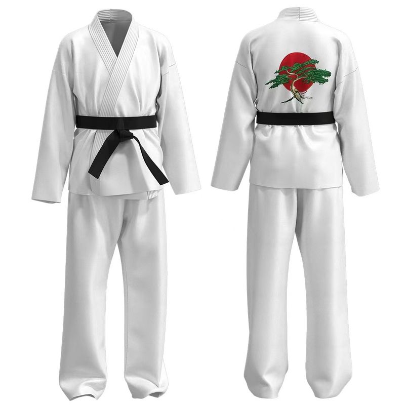Îmbrăcăminte Taekwondo pentru copii Longwei, îmbrăcăminte cosplay, îmbrăcăminte de antrenament Karate Cobra, îmbrăcăminte de antrenament Taekwondo_voghion.com