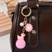 Little Duck Heart Daisy Keychain Cartoon Cute Backpack Handbag Phone Pendant_voghion.com