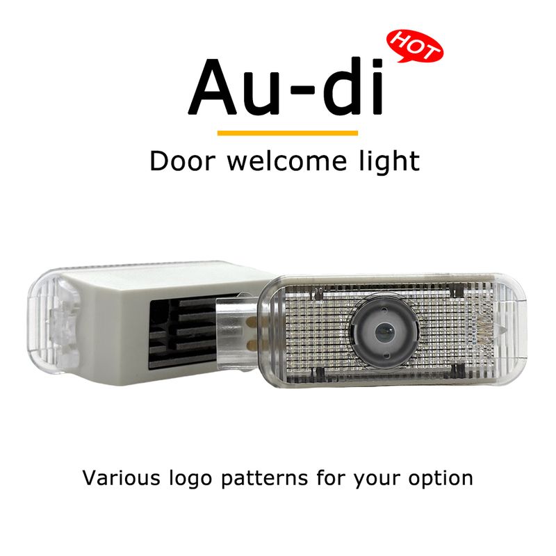 LED High-definition Welcome Car Accessories For Audi A1 A3 A4 A5 A6 A7 Q3 Q5 Q7 Q8 TT A8 Projection Ambient Light_voghion.com