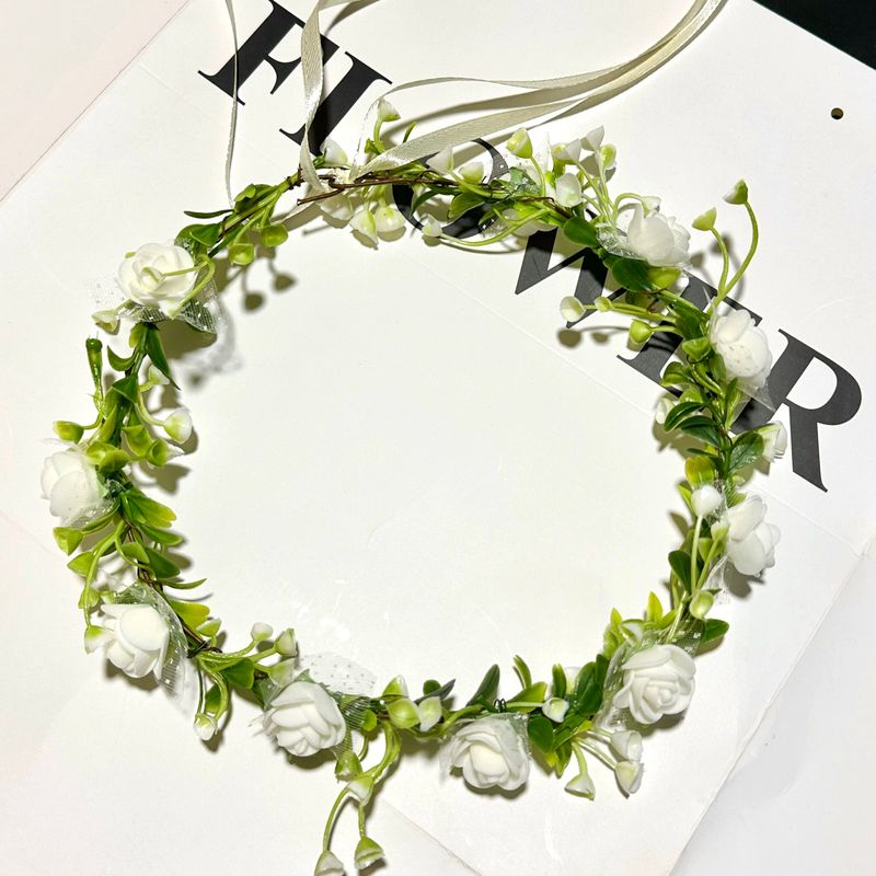 Children's Mori Girl Super Fairy Princess Headwear Flower Wreath Romantic Scene Arrangement Gift Stage Performance_voghion.com