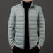 Unisex Lightweight Quilted Puffer Jacket – Full-Bound Interior & Oversized Pockets (Black/Navy/Burgundy/Light Gray, M-5XL, Polyester Shell)_voghion.com
