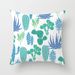 Cartoon Hand Drawn Style Cactus Plant Pillow Cover, Minimalist Sofa, Living Room Decoration, Study, Bedroom Cushion Cover, Pillow_voghion.com