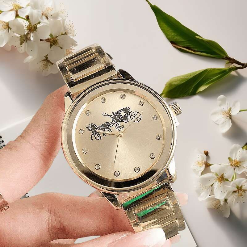 Benutzerdefinierte Armbanduhr Mode frauen Genf Cool Schwarz Uhr Uhr_voghion.com