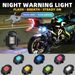 1PC Universal LED Anti-collision Warning Light 7 Color Flashing Light Motorcycle Bikes Drone with Strobe Car Warning Lights 3 Mode_voghion.com