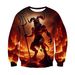 New European And American 3D Digital Printing Halloween Pullover Casual Men's Sweater Personalized Shopping Dancing Black Friday_voghion.com