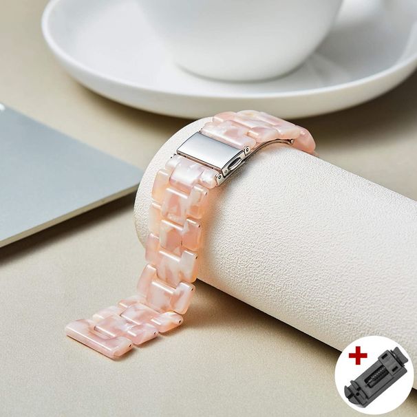 Armband für Samsung Galaxy Watch 46mm 3 45mm Gear S3 Resin Damenarmband für Huawei Watch 4 GT2 GT3 Pro 42 46mm für Amazfit GTR 47mm_voghion.com