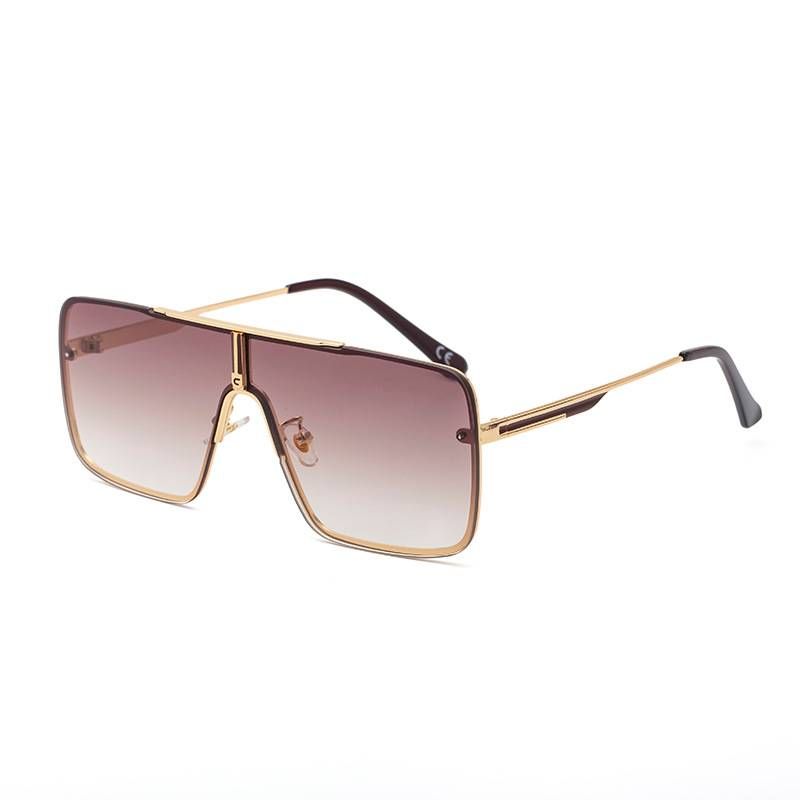 New sunglasses men's jumpsuit fashionable internet celebrity large box sunglasses men's trend_voghion.com