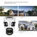 Triple-Lens 8MP Security Camera - 360° Panoramic View 3-Way Split Screen Color Night Vision IP66 Waterproof_voghion.com
