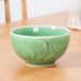 Cuenco de arroz de cerámica celadón: cuenco de arroz chino pequeño, grueso y resistente al calor, plato de comedor doméstico de una sola pieza._voghion.com