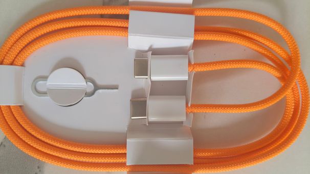 Cable de carga rápida PD de 60 W, USB-C a USB-C para iPhone 17/16/15 Pro Max, iPad Air, MacBook, Xiaomi, Samsung, carga rápida_voghion.com