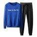 Neues lässiges Rundhals-Sweatshirt und Jogginghose, modischer Jogging-Trainingsanzug für Herren_voghion.com