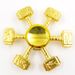 Zinc Alloy Electroplated Colorful Fidget Spinner Metal Finger Gyro Pressure Relief Spinning Toy_voghion.com