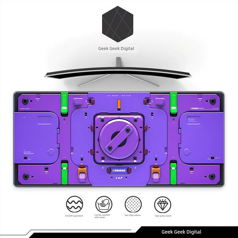 Unbeatable Quality NFT Mecha/Mechanical Waterproof Mouse Pad Super Large Silky Candy Color Matching E-Sports A. N.I .M.Odeskmats_voghion.com