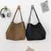 Casual Large Capacity Canvas Shopper High Quality Eco Reusable Grocery Handbag For Women Travel Shoulder Bags Daily_voghion.com