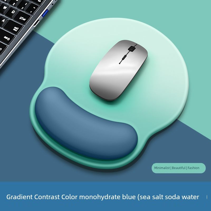 Supporto per tastiera di qualità imbattibile, per ragazza, in gomma per ufficio, per casa, per mouse, poggiapolsi, anti-tendine, anti-ignifugo._voghion.com