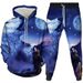3D couple printed hoodie set, spring and autumn, sports, personalized travel, men's hip-hop pants, class clothing trend_voghion.com