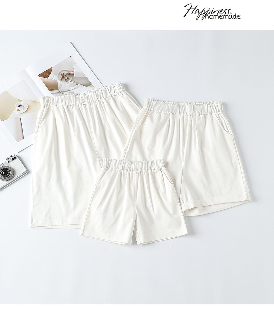 Mother & Kids Aukščiausios klasės tėvų ir vaikų rūbai 2024 m. nauja trijų ar keturių asmenų vasarinė mamos ir dukters šeimos kostiumas su polo atvartu_voghion.com