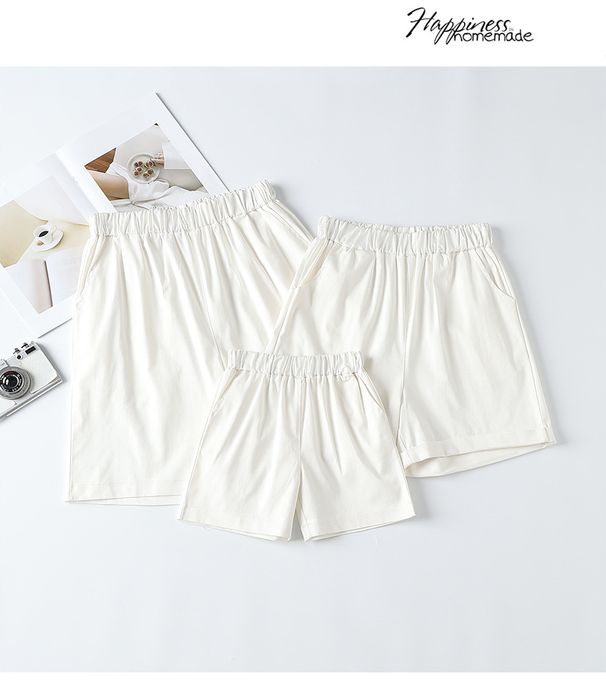 Mother & Kids Aukščiausios klasės tėvų ir vaikų rūbai 2024 m. nauja trijų ar keturių asmenų vasarinė mamos ir dukters šeimos kostiumas su polo atvartu_voghion.com