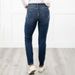 Dameskleding Jeans Grote maten Elastische Slim Fit Potloodbroek Rechte Denim Broek_voghion.com