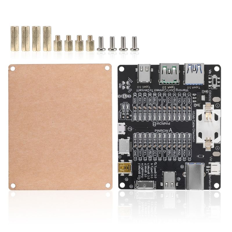 Typ-C Typ-B Datenleitung Test Board USB Leitung Tester Kleine In Größe LED_voghion.com