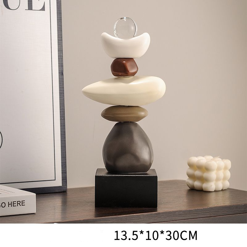 Fortune-Attracting Ornament High-End Niche Study Room Living Room Desktop Entrance Wine Cabinet TV Cabinet Office Soft Decoration_voghion.com