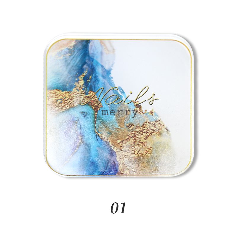 1PC Fashion Resin Stone Nail Art Acrylic Palette Display Board Nail Painting Color Mixing Palette Display Shelf Manicure Tool_voghion.com