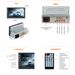 1 DIN MP5 7 Zoll HD Touchscreen Autoradio 1DIN Auto Audio USB BT TF Karte für Universal Car Multimedia_voghion.com