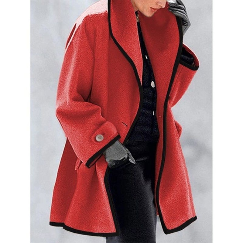 Women Wool Coat Elegant Cashmere Long Winter Coat Female Oversized Blend Jacket Overcoat Manteau Femme Hiver Abrigo_voghion.com