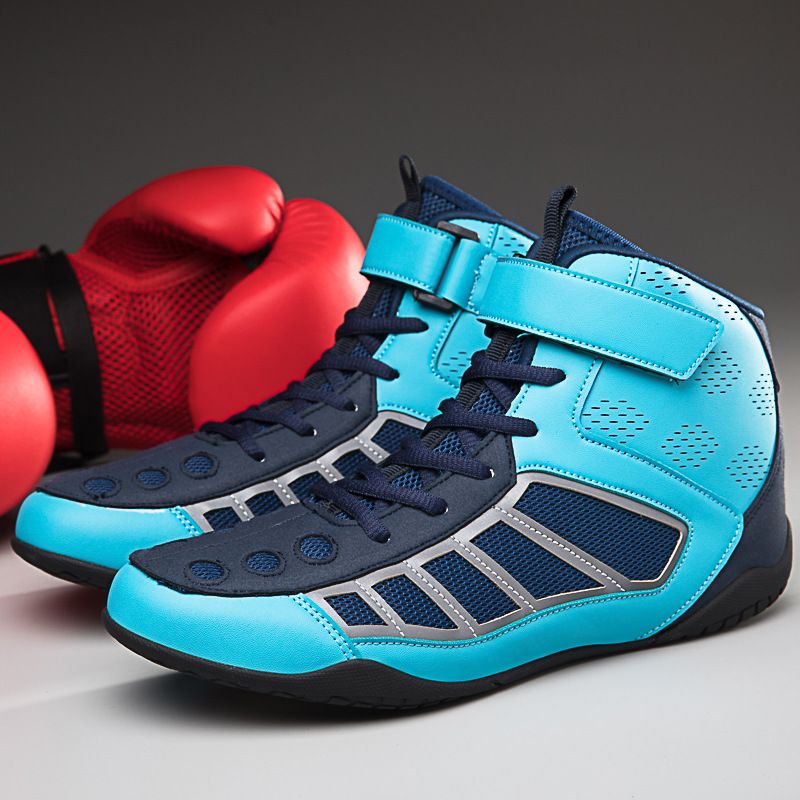 Boxschuhe Männliche professionelle Trainingsschuhe Sport Fitnessstudio Indoor Squat Power Wrestling Wrestlingschuhe_voghion.com