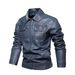 Roupas masculinas jaqueta de couro retrô lavada jaqueta de couro masculina jaqueta de couro_voghion.com