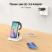 4 In 1 Fast Wireless Charging Station For Samsung Galaxy Charger With Alarm Clock Watch 6 5 Pro S24 S23 S22 S21_voghion.com