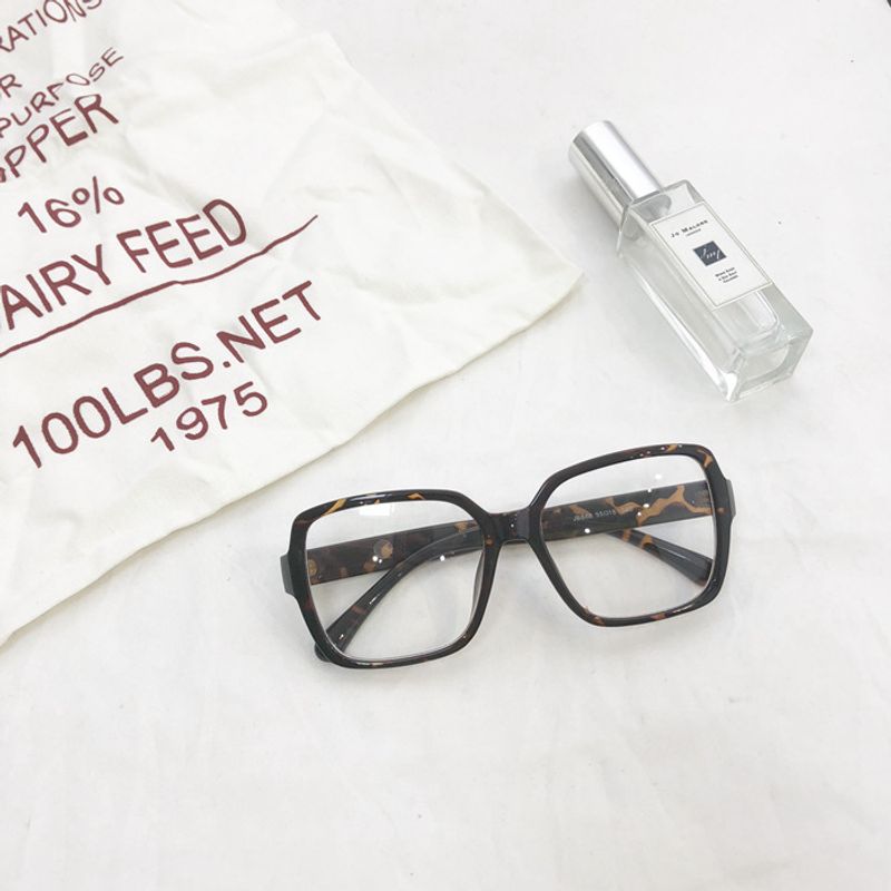 trend Instagram Internet Celebrities, Black Square Thick Frame, Women's Round Face, Thin Face Effect, With The_voghion.com