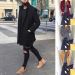 Men's Trench Coats New Autumn and Winter Lazy Fashion Casual Lapel Jacket Long Woolen Mens T221102_voghion.com