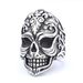 Classic Punk Style Engraved Skull Stainless Steel Men's Trendy Watch_voghion.com
